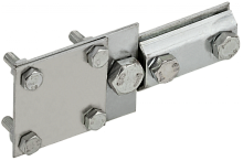 Заж. соед. контр. пр. 6-8мм-полоса 40мм нерж. сталь IEK | код ZCC56-20-1-68-40 | IEK