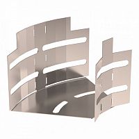 Угол горизонтальный изменяемый 0-45 градусов Стандарт INOX (AISI 409) 100х80 Промрукав | код PR16.3645 | ПРОМРУКАВ