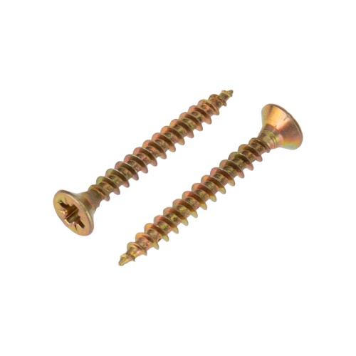 Саморез универсальный 4,0х30мм, желтый цинк, пакет (1000 шт/уп) KRANZ | код 1111-0430-2 | KRANZ