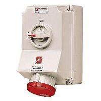 Розетка наружн. уст. Duo 63А 3P+E+N IP44 с мех. блок Mennekes | код 5959A | MENNEKES