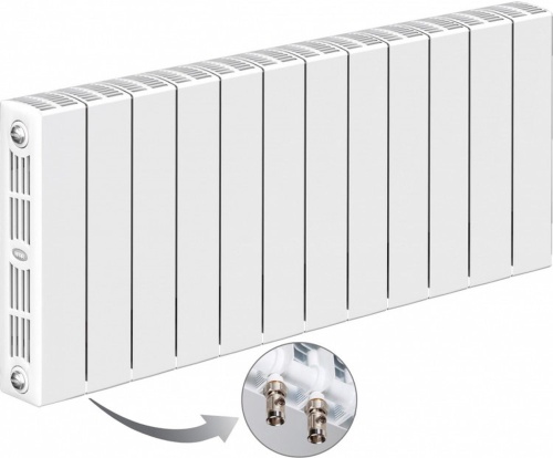 Радиатор монолитный биметаллический SUPReMO VENTIL SVR 500 (RIFAR SVR 500-8) | код RG008T1GR8FSMP | Rifar Радиатор монолитный биметаллический SUPReMO VENTIL SVR 500 (RIFAR SVR 500-8) | код RG008T1GR8FSMP | Rifar