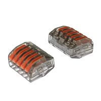 Клемма зажимная соединительная безвинтовая RUICHI PCT-315, 5-ти контактная, 24 А, аналог WAGO | код 108467 | Ruichi