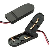 Батарейный отсек RUICHI BH CR2032 IP44 чёрный, закрытый | код 101345 | Ruichi