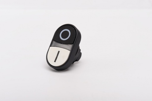 Головка от кнопки сдвоенной черно-белой (CP) | код CPDK20HB | EMAS Головка от кнопки сдвоенной черно-белой (CP) | код CPDK20HB | EMAS