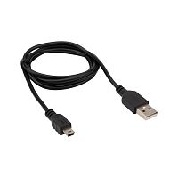 Кабель USB-mini USB/PVC/black/1m/REXANT | код 18-4402 | REXANT