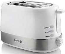 Тостер Gorenje T850WE 720Вт белый | код 1384342 | GORENJE