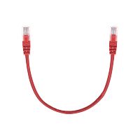 Патч-корд U/UTP, CAT 5e, RJ45-RJ45, 26AWG, LSZH, красный, 0,3м REXANT | код 02-0103-03 | REXANT
