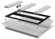 ITK Дверь перфор. двустворч. для шкафа LINEA N 28U 800мм чер | код LN05-28U8X-D2P | ITK by IEK