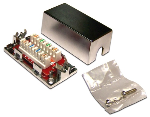 Соединительный модуль, экранированный, категории 5Е | код LAN-CNB-STP5E | LANMASTER