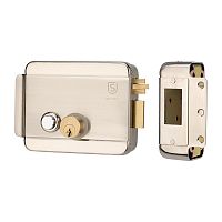 Замок электромеханический накладной универсальный SC-20, с возможностью блокировки кнопки открывания | код 45-0909 | REXANT