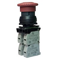 Выключатель Briswik КЕ 142/8м красный 1но+2нз Гриб с фикс IP66 УХЛ2 10А | код aZ-PG-6Ai-0233 | Briswik