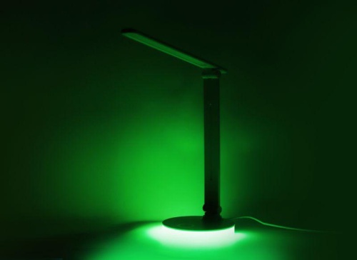 Светильник светодиодный настольный UF-822 C02 7Вт димм. 3 цвет. темп. RGB ночник черн. Ultraflash 15177 фото 7 Светильник светодиодный настольный UF-822 C02 7Вт димм. 3 цвет. темп. RGB ночник черн. Ultraflash 15177 фото 7