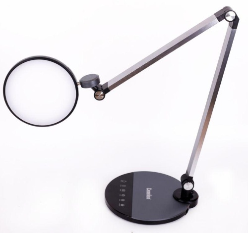 Светильник настольный KD-865 C48 LED 10Вт 230В 600лм сенс.рег.ярк и цвет.темп. черн.металлик Camelion 13403 фото 4