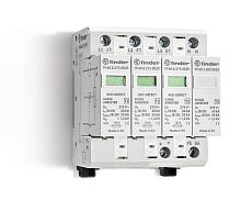 УЗИП тип 2 (3 варистор/разрядник + 1 разрядник) | код 7P4482751020 | FINDER