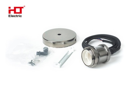 Патрон подвесной E27 со шнуром 1,5м RETRO черный HLT | код 085-10-025 | HLT Патрон подвесной E27 со шнуром 1,5м RETRO черный HLT | код 085-10-025 | HLT