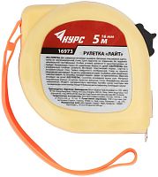 Рулетка пластиковая 2-х цветная ''Лайт'' 5 м x 16 мм | код 16973 | FIT