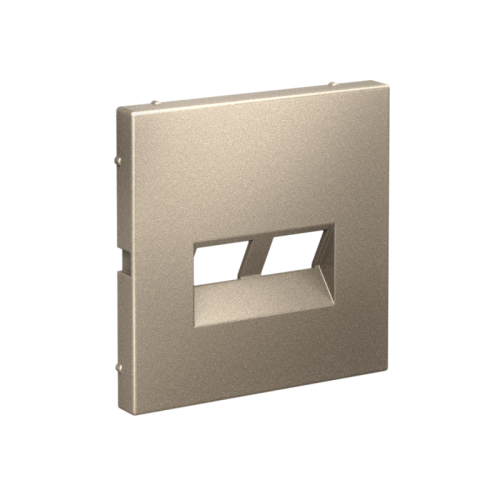 ARTGALLERY НАКЛАДКА двойная для информационных функций типа Keystone, ШАМПАНЬ | код GAL000590 | Systeme Electric фото 3