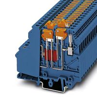Клеммы с ножевыми размыкателями UDMTK 5-TWIN-P/P BU | код 3101139 | PHOENIX CONTACT