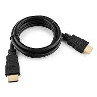 Кабель HDMI Cablexpert CC-HDMI4-1M, 1м, v2,0, 19M/19M, черный, позол.разъемы, экран, пакет | код CC-HDMI4-1M | Cablexpert