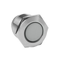 Лампа белая сигнальная S-Pro67 19 мм 230В PROxima | код s-pro67-351 | EKF