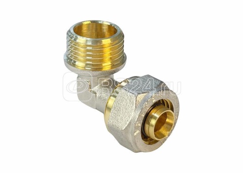 Угольник обжимной с переходом на НР 26х3/4дюйм (120/5) К | код VF.353.N.026034 | VALFEX