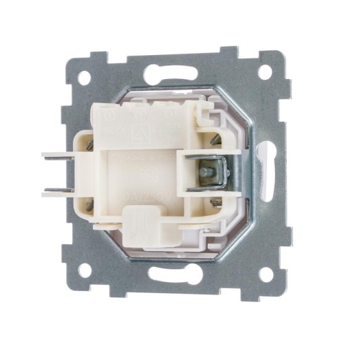 Выключатель 2-кл. СП Аксиома С510-450 10А IP20 с индикацией механизм сл. кость Кунцево 122010 фото 3