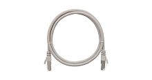 Шнур F/UTP 4 пары Кат.5e 2хRJ45/8P8C T568B 7х0165мм LSZH серый 05м | код NMC-PC4SD55B-005-C-GY | NIKOMAX