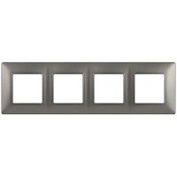 Рамка 4-м Elegance 14-5004-16 для розеток и выключателей титан Эра Б0065819