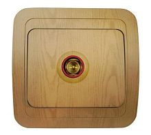 Mimoza Розетка TV дуб | код 24207 | Makel