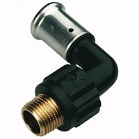 Угольник НР 50х6/4' 90 град., ПВДФ пресс | код 5PK-5008 | Henco