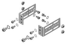 Комплект кронштейнов с регулировкой по глубине LG-T6-A SET (T6-A, 2 шт) | код 001341880 | ETI