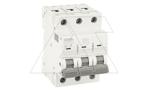 Авт. выключатель GYM9-3P-2D, 3P, 2A, хар-ка D, 6kA, 3M | код GYM93P2D | GEYA Авт. выключатель GYM9-3P-2D, 3P, 2A, хар-ка D, 6kA, 3M | код GYM93P2D | GEYA