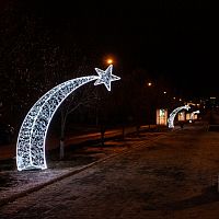 Декоративная декорация Падающая звезда 300 см | код 501-660 | NEON-NIGHT