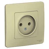 Розетка 1-м СП Blanca 16А IP20 250В без заземл. без защ. шторок беж. | код. BLNRS000017 | Schneider Electric