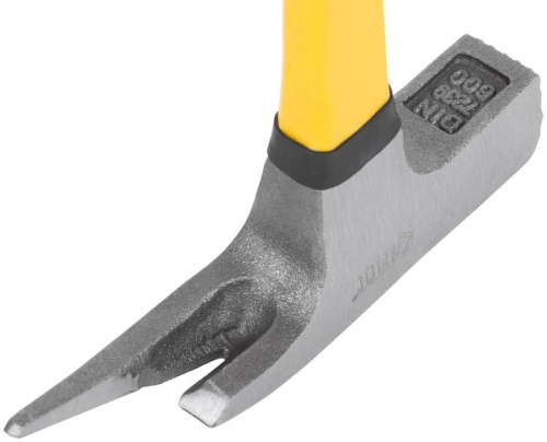 Молоток кровельщика кованый, фибергласовая усиленная прорезиненная ручка, 600 гр. | код 44522 | FIT фото 6