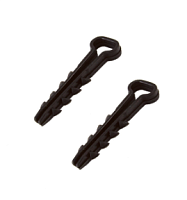 Дюбель-хомут для плоского кабеля 5-10мм черный (100шт) TDM | код SQ0539-0032 | TDM