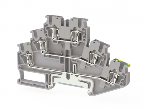 311 619, Пружинная клемма серии SRD 2,5-2FT (Серый) | код 0.0.0.3.11619 | KLEMSAN 311 619, Пружинная клемма серии SRD 2,5-2FT (Серый) | код 0.0.0.3.11619 | KLEMSAN