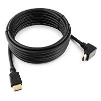 Кабель HDMI Cablexpert CC-HDMI490-15, 4.5м, v1.4, 19M/19M, углов. разъем, черный, позол.разъемы, экран, пакет | код CC-HDMI490-15 | Cablexpert
