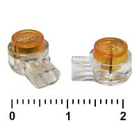 Скотчлок на 2 жилы RUICHI HJKT1, IDC, 0.4-0.7 мм, -40 …+60 °С | код 69783 | Ruichi