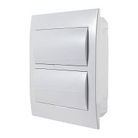 Бокс ЩРВ-П-24 IP41 пластик. бел. (бел. дверца) Rexant 11-0225