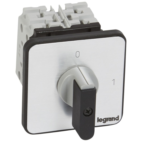 Выключатель - положение вкл/откл - PR 26 - 3П - 3 контакта - крепление на дверце | код 027417 | Legrand