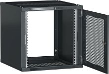 Шкаф LINEA WE 18U 600х600мм дверь перфорированная черный | код LWE5-18U66-PF | ITK