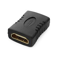 Переходник HDMI <-> HDMI Cablexpert A-HDMI-FF, 19F/19F, золотые разъемы, пакет | код A-HDMI-FF | Cablexpert