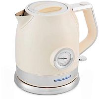 Чайник электрический Kitfort KT-692-2 1.7л. 2200Вт бежевый (корпус: нержавеющая сталь) | код 1376219 | KITFORT
