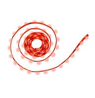 Лента светодиодная LEDx30/м 5м 7.2Вт 12В IP20 красный | код 327606 | JazzWay