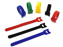 Хомуты-липучки 16х210 мм 6 цветов по 2 штуки HLT | код 084-07-275 | HLT