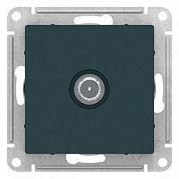 Розетка TV ATLASDESIGN, проходная, изумруд | код. ATN000892 | Schneider Electric