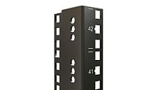 Hyperline CTRM19-27U-RAL7035 19 монтажный профиль высотой 27U с маркировкой юнитов, для шкафов TTR, TTB, цвет серый RAL7035 (2 шт. в комплекте) | код 445443 | Hyperline