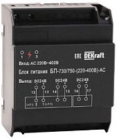 Блок питания (вх. напряжение DC (110-220B) вых. напряжение DC 24B) ВА-730/750 | код 27298DEK | DEKraft