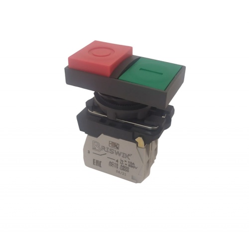 Выключатель Briswik КМЕ 9121м зел-красн IP40 УХЛ3 10А 2но+1нз | код aB-FC-0Ai-0632 | Briswik Выключатель Briswik КМЕ 9121м зел-красн IP40 УХЛ3 10А 2но+1нз | код aB-FC-0Ai-0632 | Briswik
